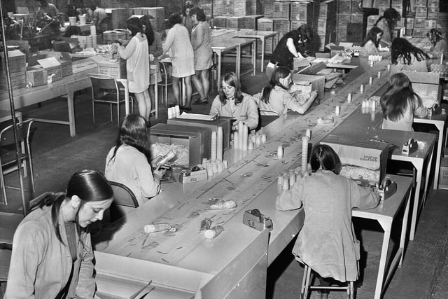 The busy Tupperware factory in Beech Hill on Monday 11th of June 1973.