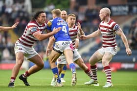 Wigan Warriors were defeated by Leeds Rhinos