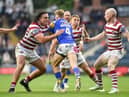 Wigan Warriors were defeated by Leeds Rhinos