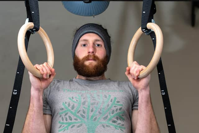 Bowland Fitness founder Matt Donnelly inside his gym in Dunsop Bridge. Photo: Kelvin Stuttard