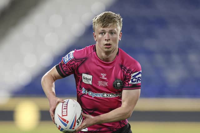 Logan Astley made his senior debut for Wigan Warriors last season