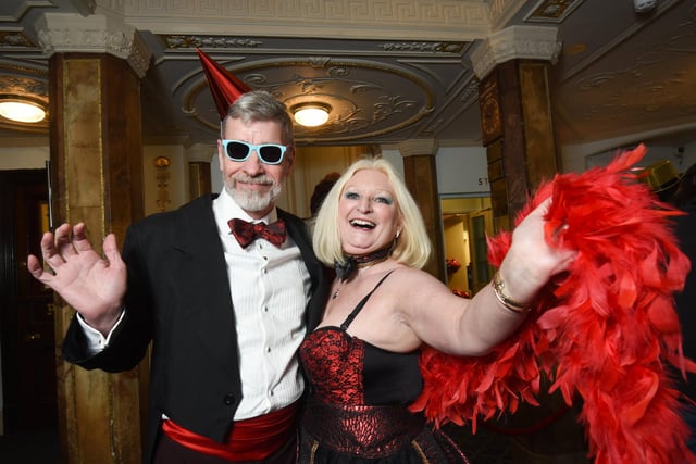 Theatre goers dress up for The Rocky Horror Show at the Grand Theatre. Ivan and Liz Broad.