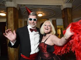 Theatre goers dress up for The Rocky Horror Show at the Grand Theatre. Ivan and Liz Broad.