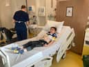 Jack Johnson undergoing the clinical trial