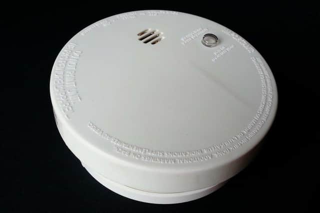 Smoke alarms are a way to stay fire safe