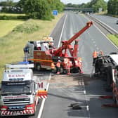 The M6 northbound was closed for 15 hours on Friday (June 17) - from 2.30am to 5.15pm - after a lorry overturned in the early hours