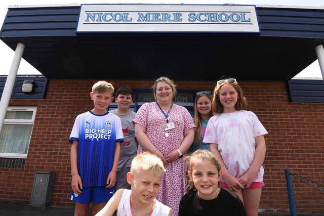 Rebecca Clift, centre, has been a governor since 2013 and is now leaving the role. She started as a parent governor as both of her children have moved through Nicol Mere and then elected as Chair of Governors, the governor lead for SEND and is also a PTFSA helper.