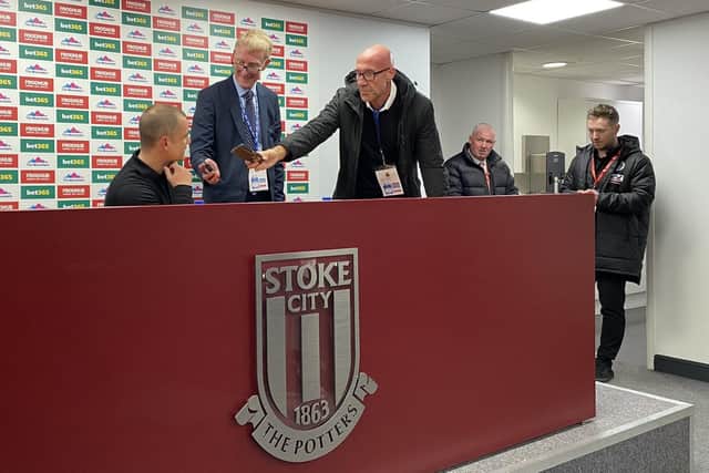 Shaun Maloney was a happy man as he faced the media after Latics' victory at Stoke
