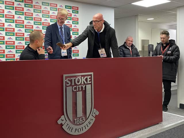 Shaun Maloney was a happy man as he faced the media after Latics' victory at Stoke