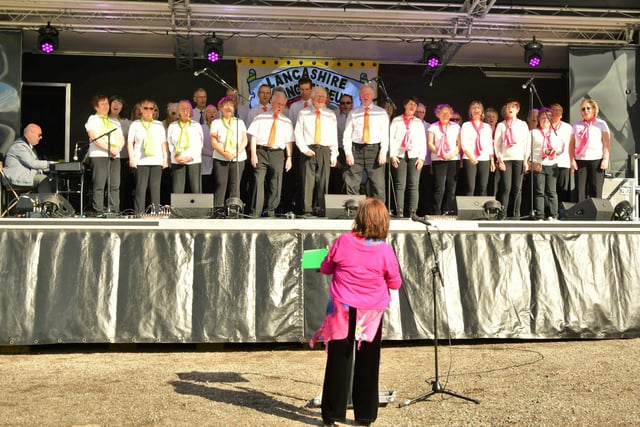 Wigan Community Choir perform.