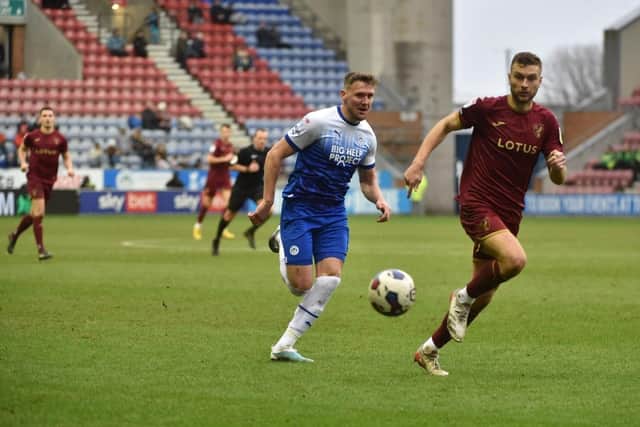 Charlie Wyke remains 'unavailable for selection' at the moment for Latics