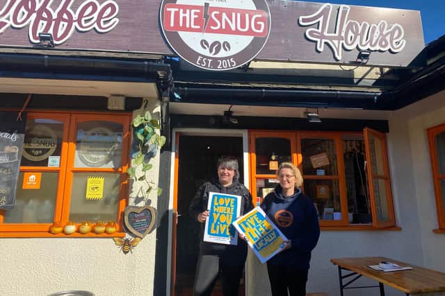 Mary Haliday (left) and Rachael Flaszczak from The Snug Coffee House in Atherton.