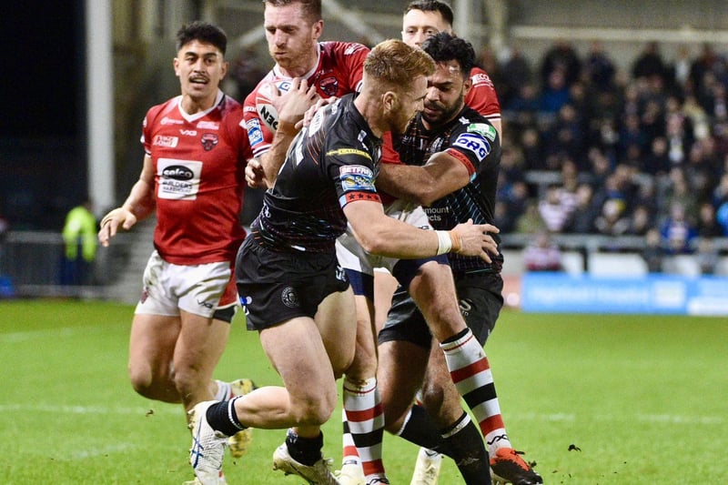 Kicked two from two after Harry Smith’s sin-bin, but not his strongest game - much like many of his team-mates.