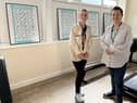 Katy Brittain with Jo Willmott, director of social care and transformation at Wigan Council