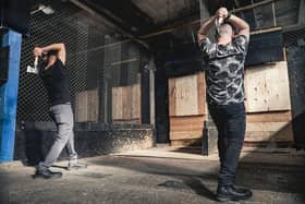 Sharp practice: axe-throwing is coming to Wigan
