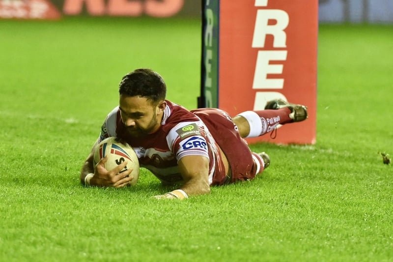 Bevan French made an incredible run for his first try of the game.