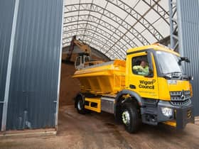Wigan gritter ready for action