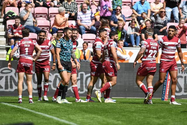 Tyler Dupree marked his Wigan Warriors debut with a try