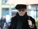 Former pop star Gary Glitter, real name Paul Gadd, at a previous court hearing