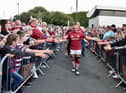 Thomas Leuluai led the Wigan Warriors team from Robin Park Arena