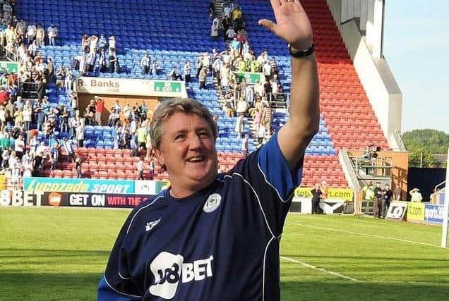 Steve Bruce during his time with Latics