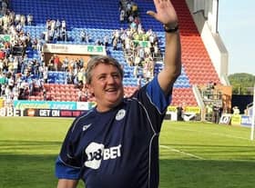 Steve Bruce during his time with Latics