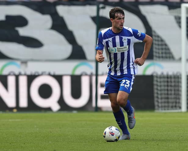 James Carragher in action for Wigan Athletic