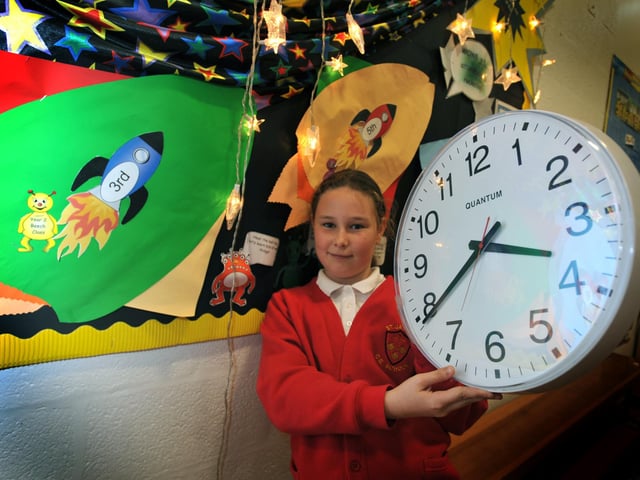 Emily, 11, a Year Six pupil from St James's CE Primary School, Worsley Mesnes, in 2014
