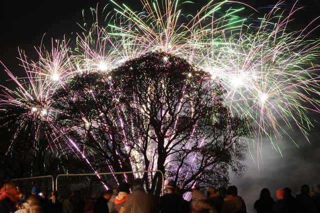 Fireworks at Haigh Hall