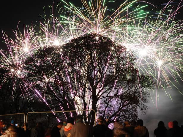 Fireworks at Haigh Hall