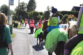 Horse riders on the roads of Wigan during the 2022 event