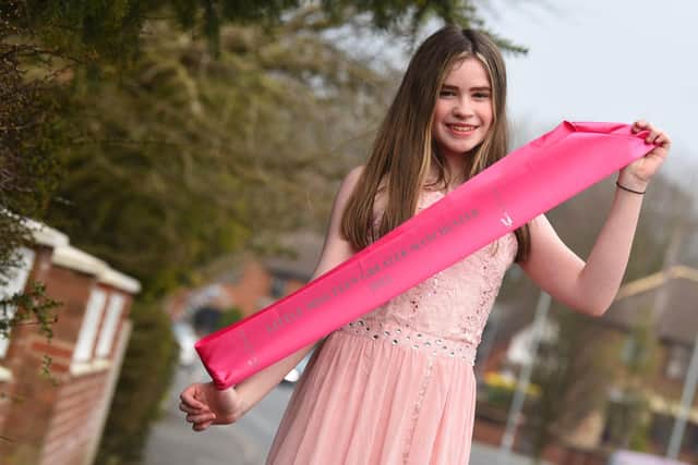 Jessica Smith, 11, has won Little Miss Teen Greater Manchester and in the final for another competition in October.