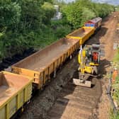 Improvement works on the railway near Wigan