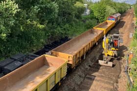 Improvement works on the railway near Wigan