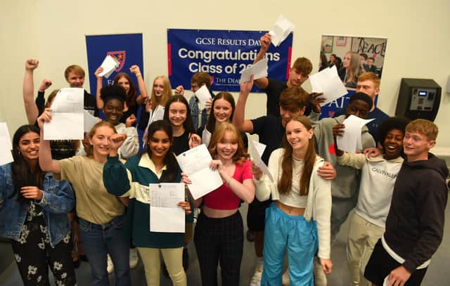 GCSE results day at The Deanery.