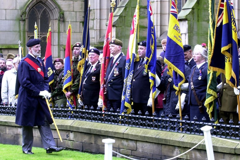 Remembrance Sunday held at Wigan Parish Church