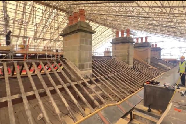 Haigh Hall is getting a new roof