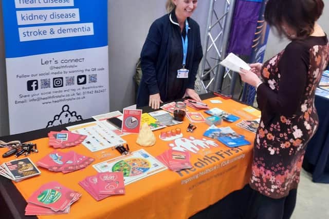 NHS health checks in a community venue in Wigan