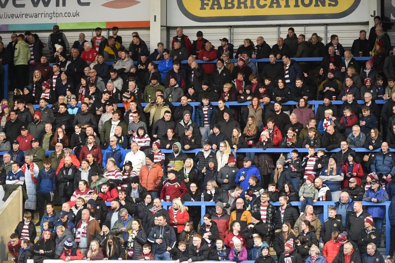 Wigan received strong support from their fans.