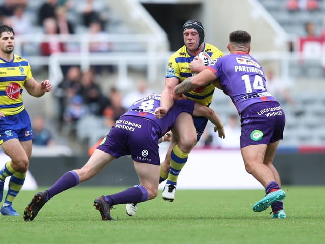 A singular try from Ethan Havard was not enough for the Warriors as they were beaten by Warrington in last year's Magic Weekend at St James' Park.