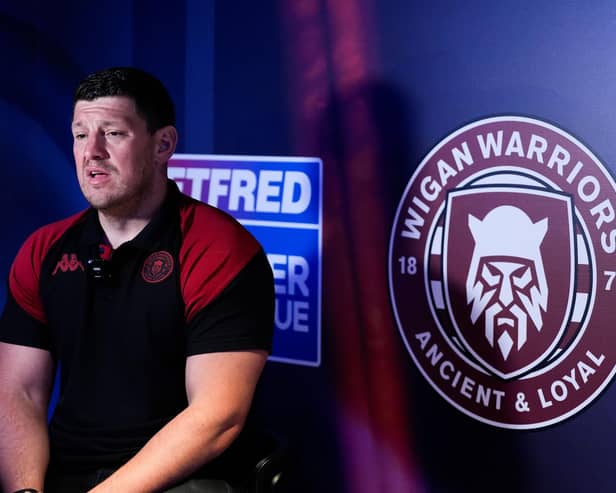 Wigan Warriors head coach Matt Peet