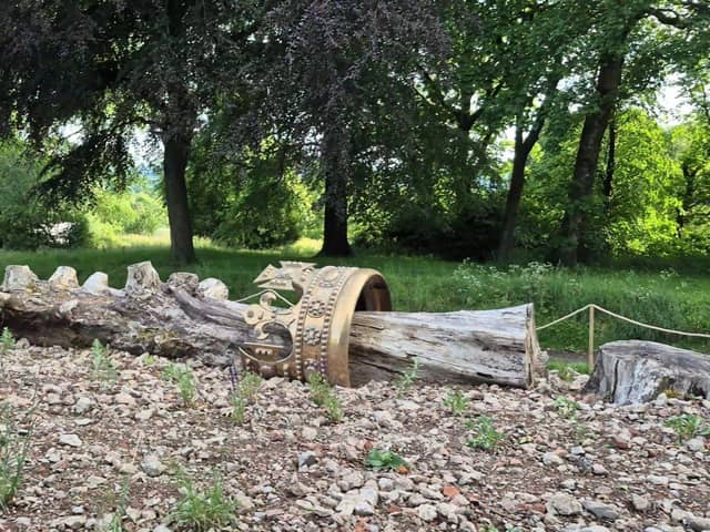 The new 'Amphitheatre for a Tree' garden. Am I missing the joke?