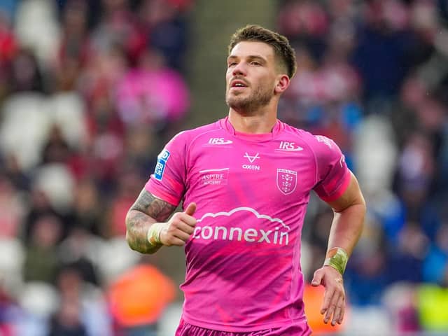 Oliver Gildart was hospitalised on Friday night during Hull KR's Challenge Cup tie with Salford