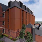CGI of what the new endoscopy unit extension could look at Wigan Infirmary in Wigan