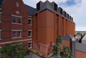 CGI of what the new endoscopy unit extension could look at Wigan Infirmary in Wigan