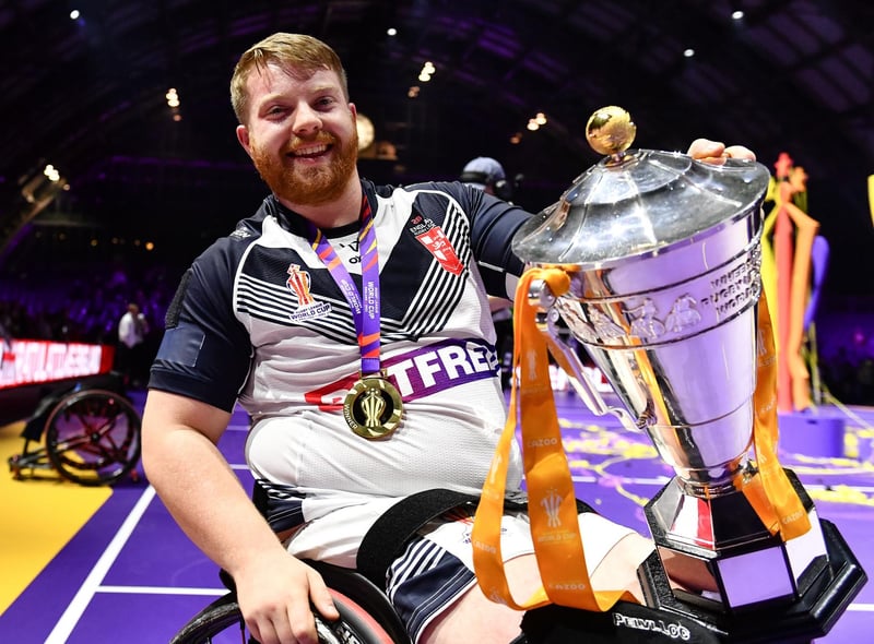 Wigan Warriors' Declan Roberts was part of England's World Cup winning squad.