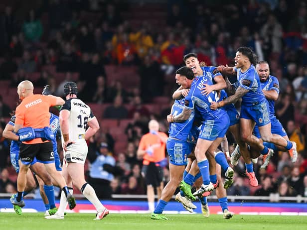 England were knocked out of the World Cup by Samoa