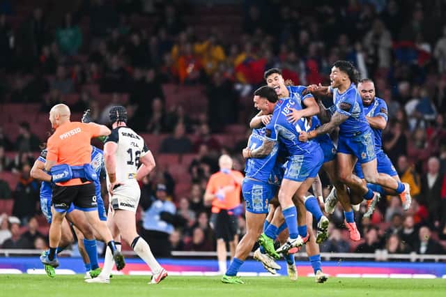 England were knocked out of the World Cup by Samoa