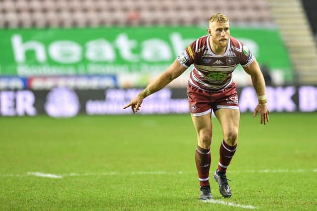 Prop Luke Thompson made the most metres of any Wigan player against Huddersfield