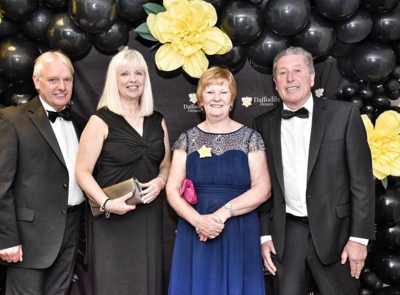 A three-course meal was enjoyed during the ball